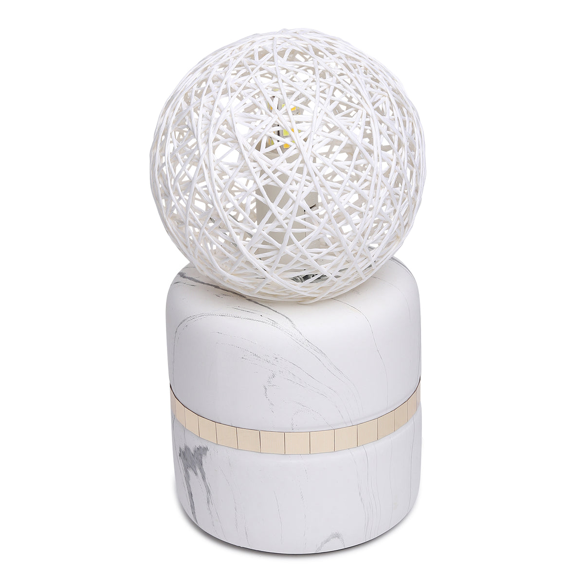 Weave Forme White Table Lamp