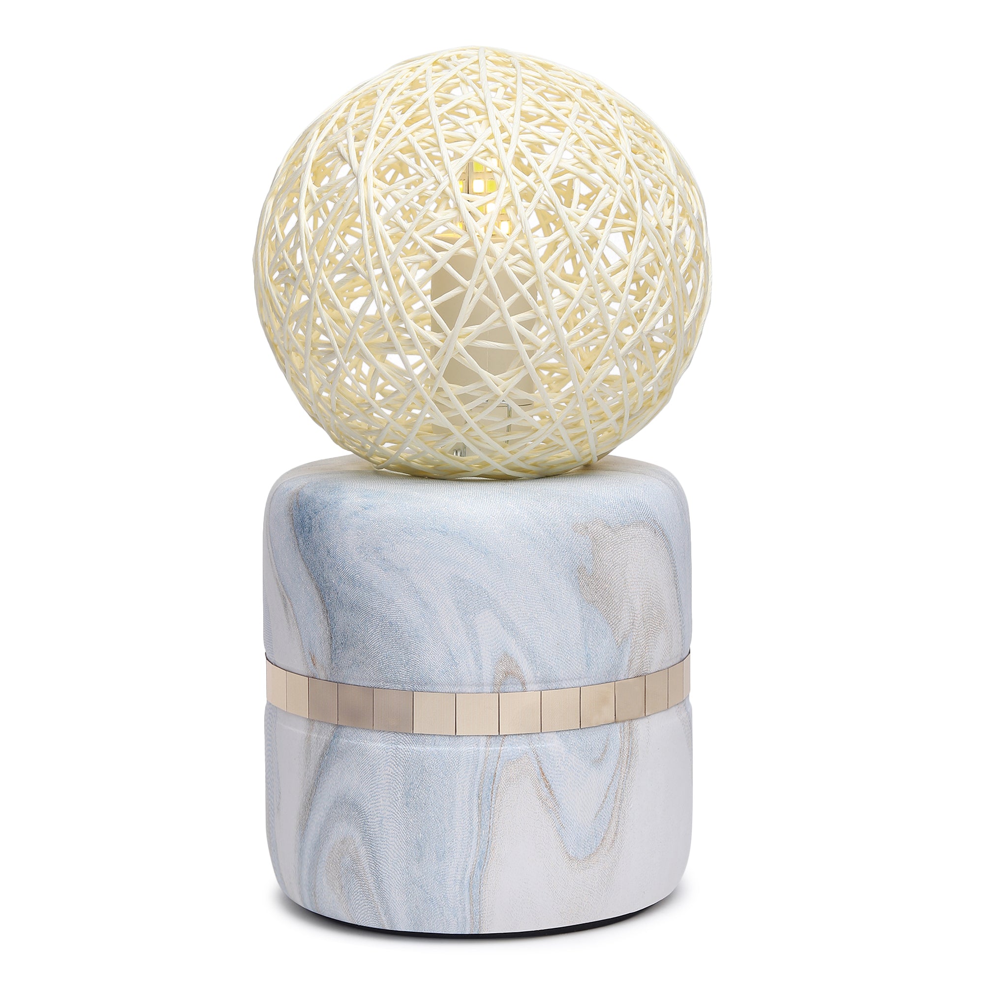 Weave Forme Blue Table Lamp