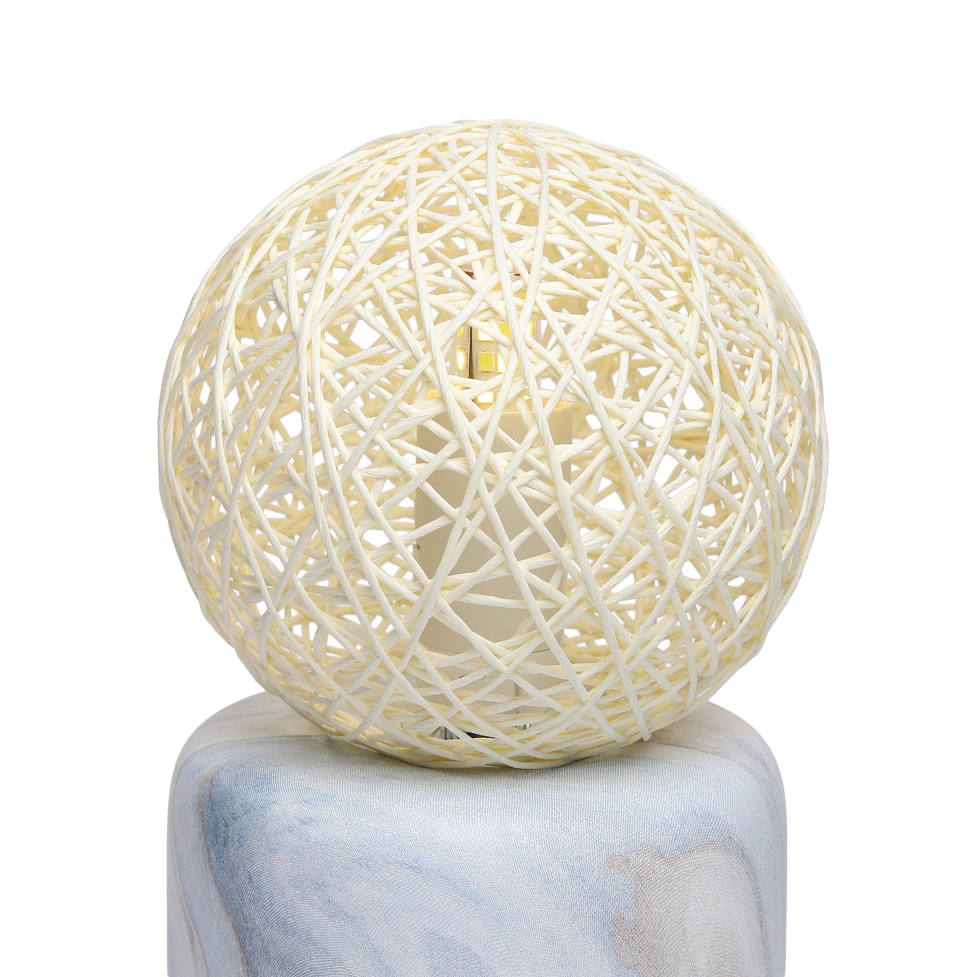 Weave Forme Blue Table Lamp