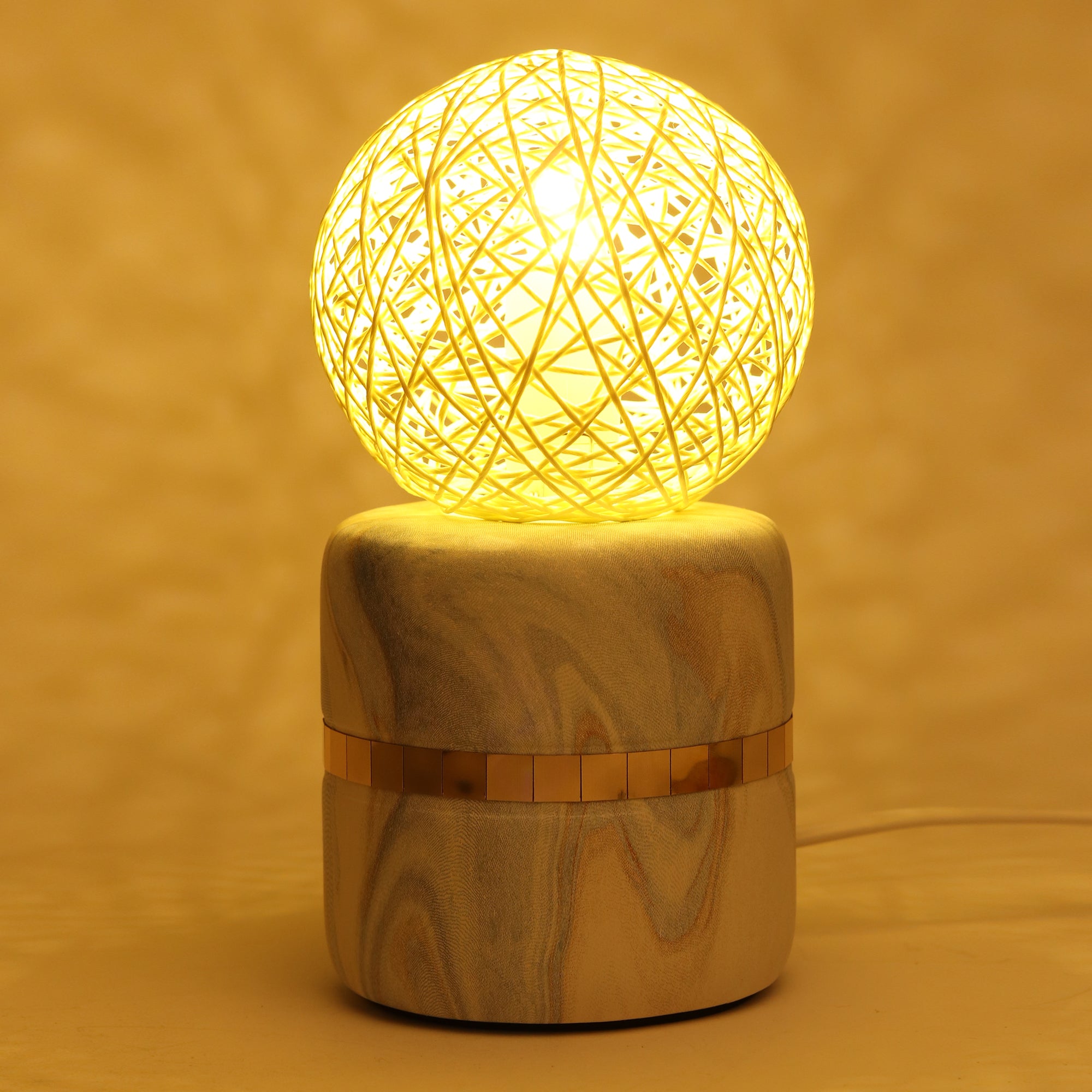 Weave Forme Blue Table Lamp