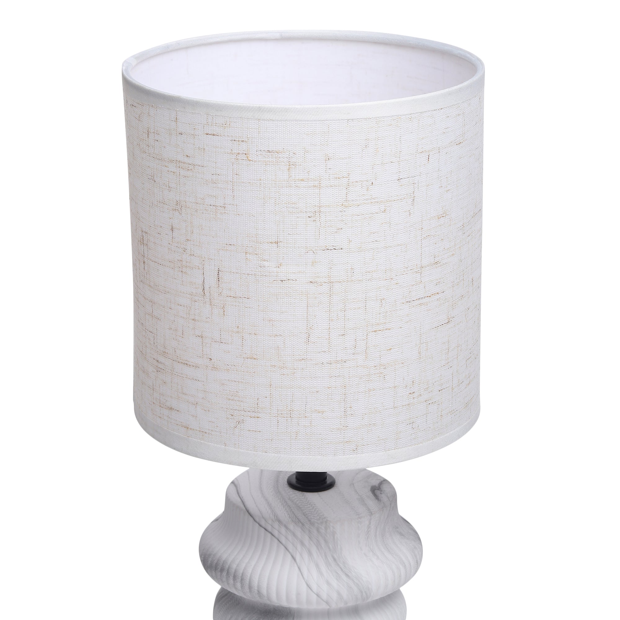Ruffle Forme Grey Table Lamp
