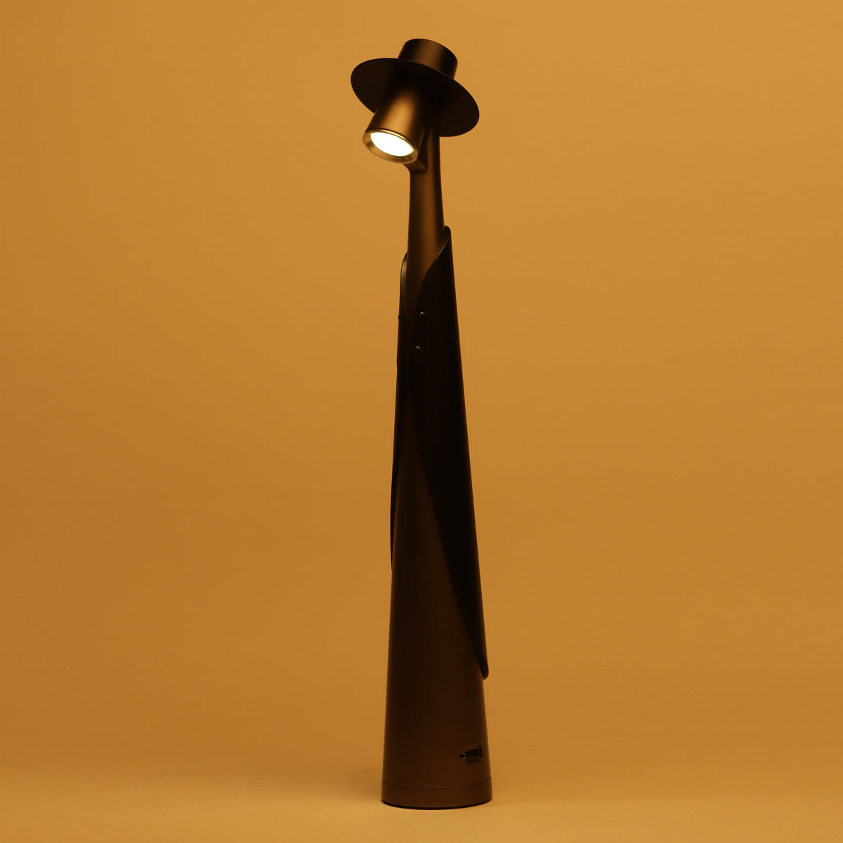 Baron Fedora Grey Table Lamp