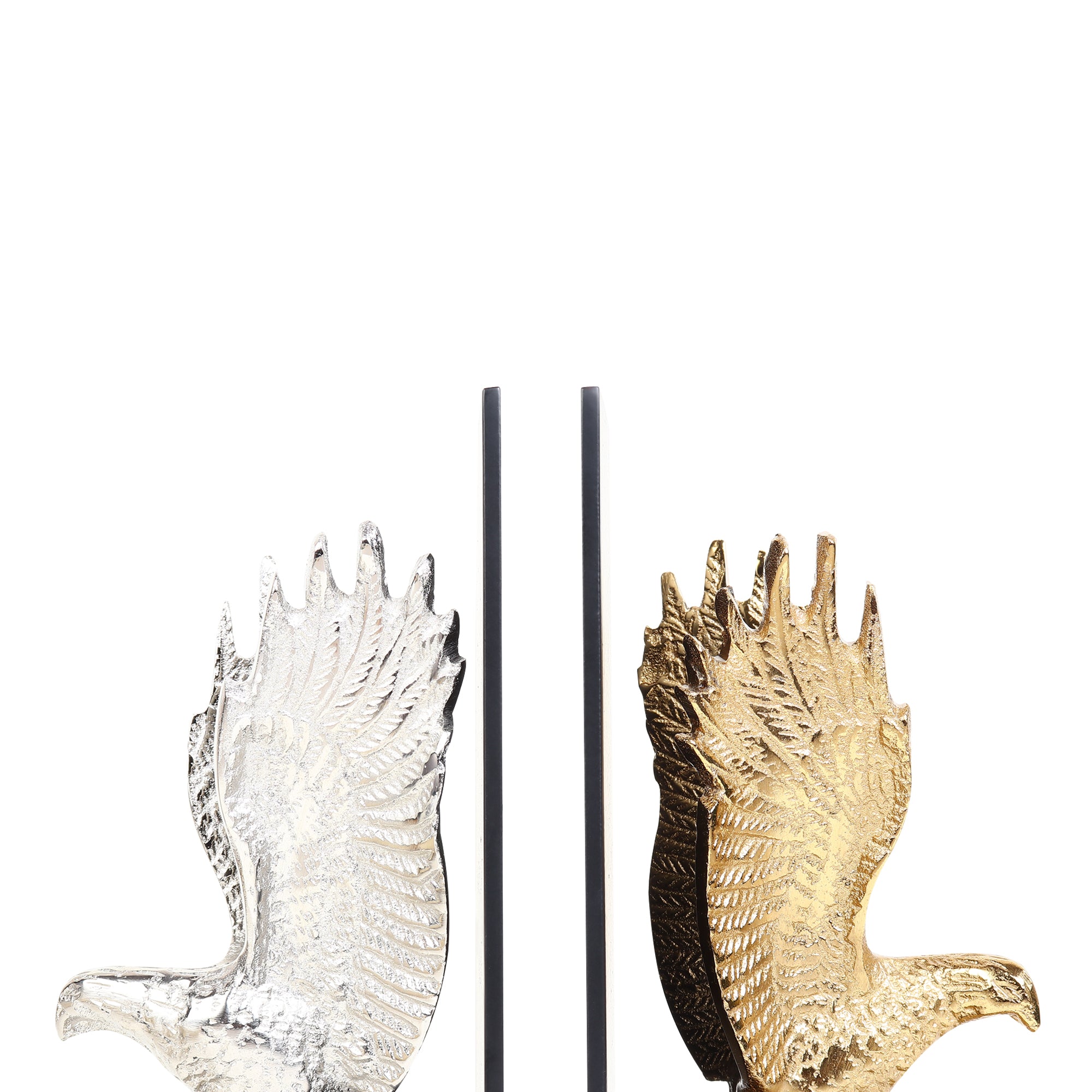 The Helion Pair Bookend Gold & Silver