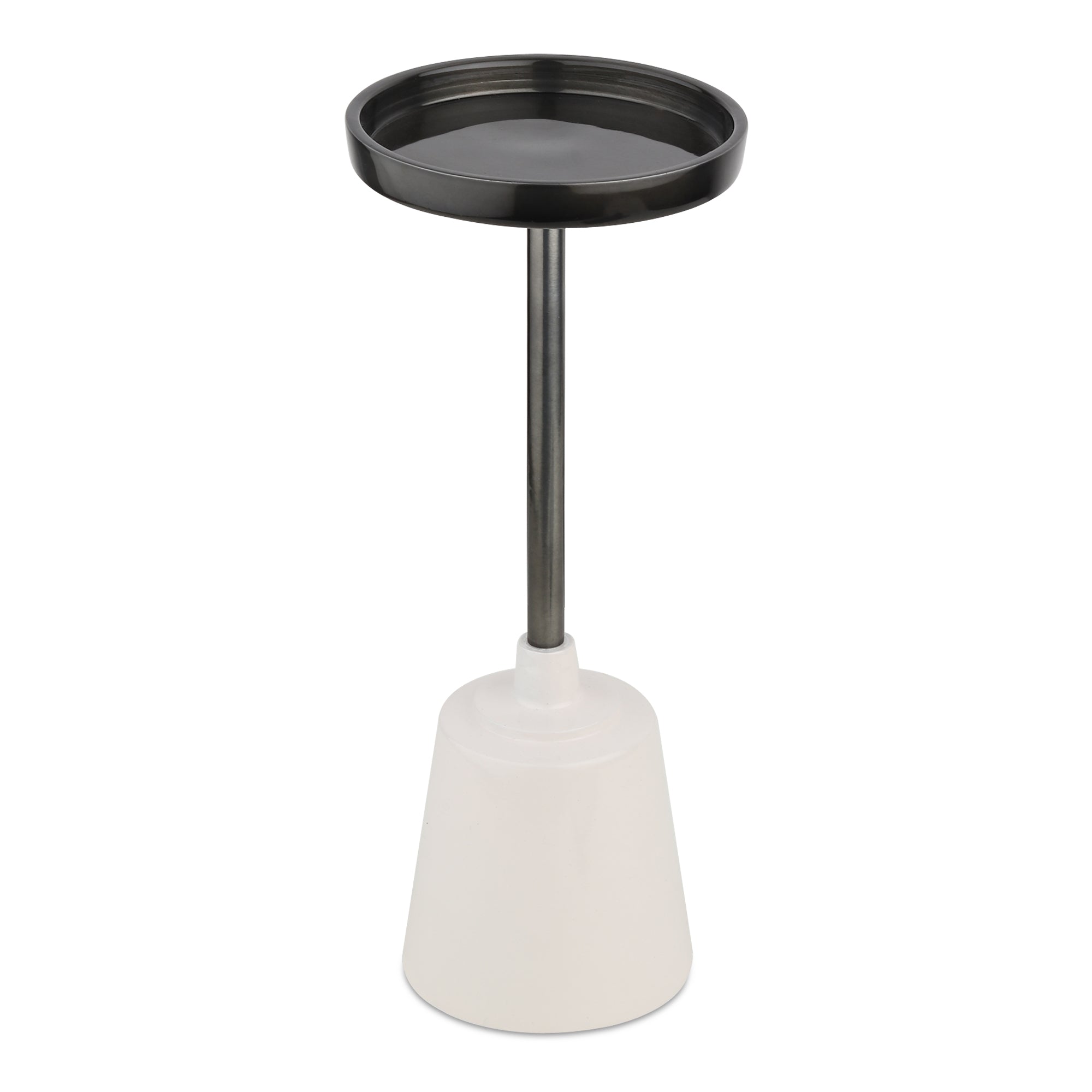 Altura Piccolo Black Silver Candle Holder Small