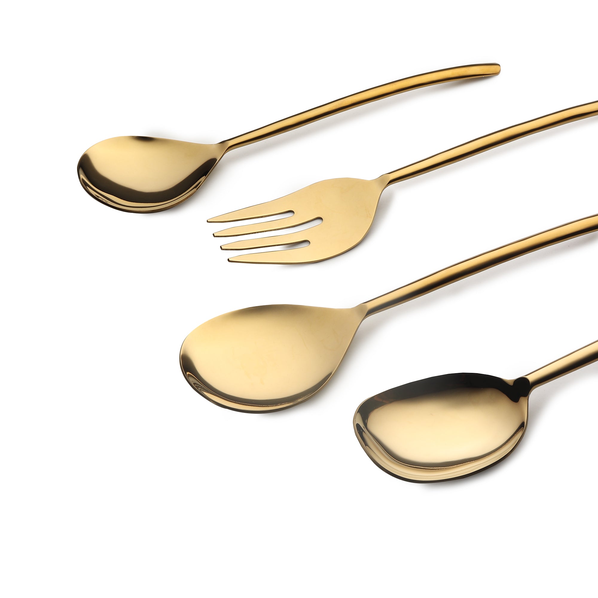 Ava Luxe Gold Serving Set