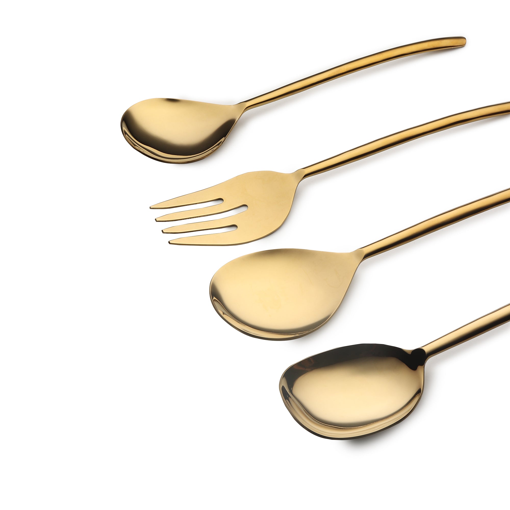 Ava Luxe Gold Serving Set