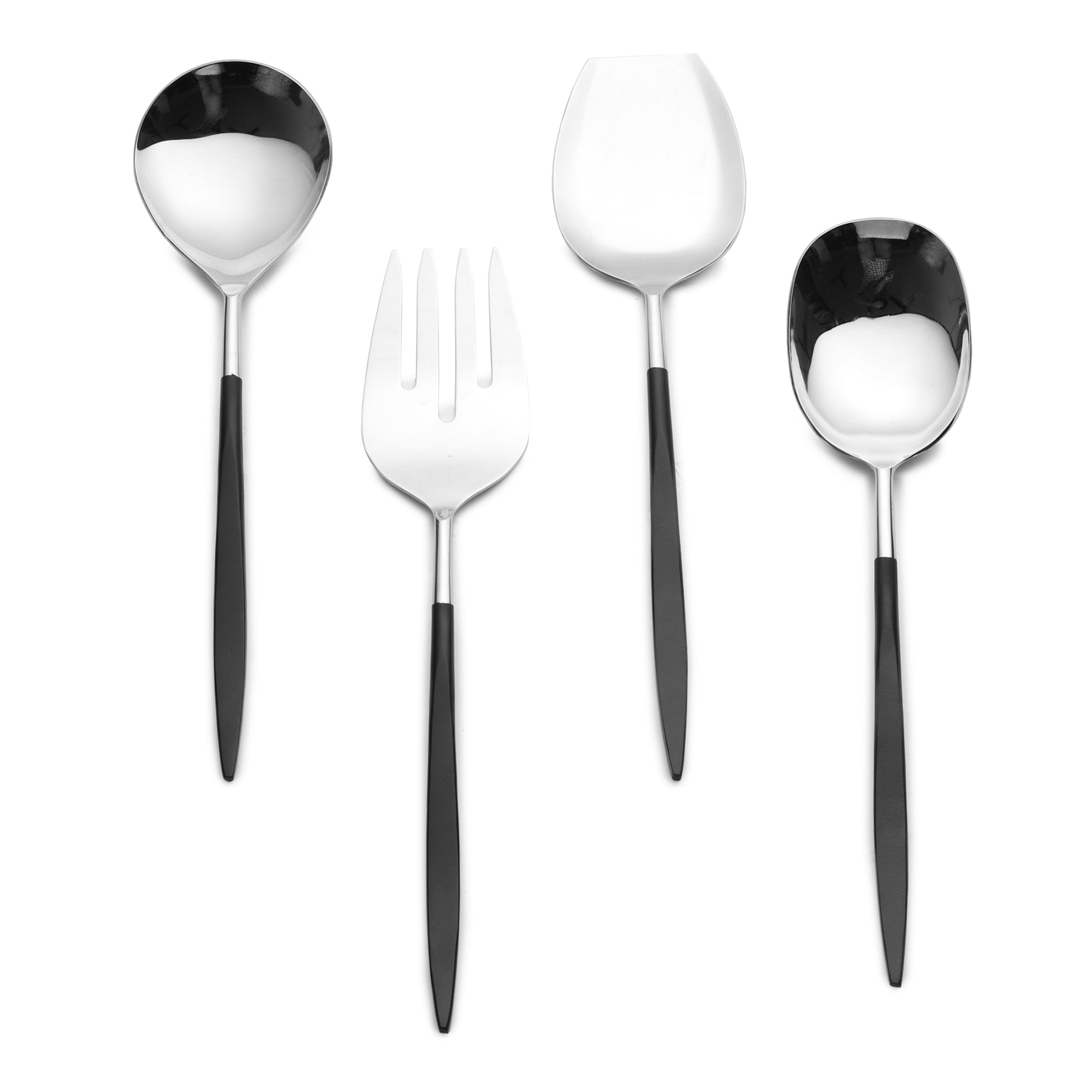 Midnight Opulence Silver Serving set