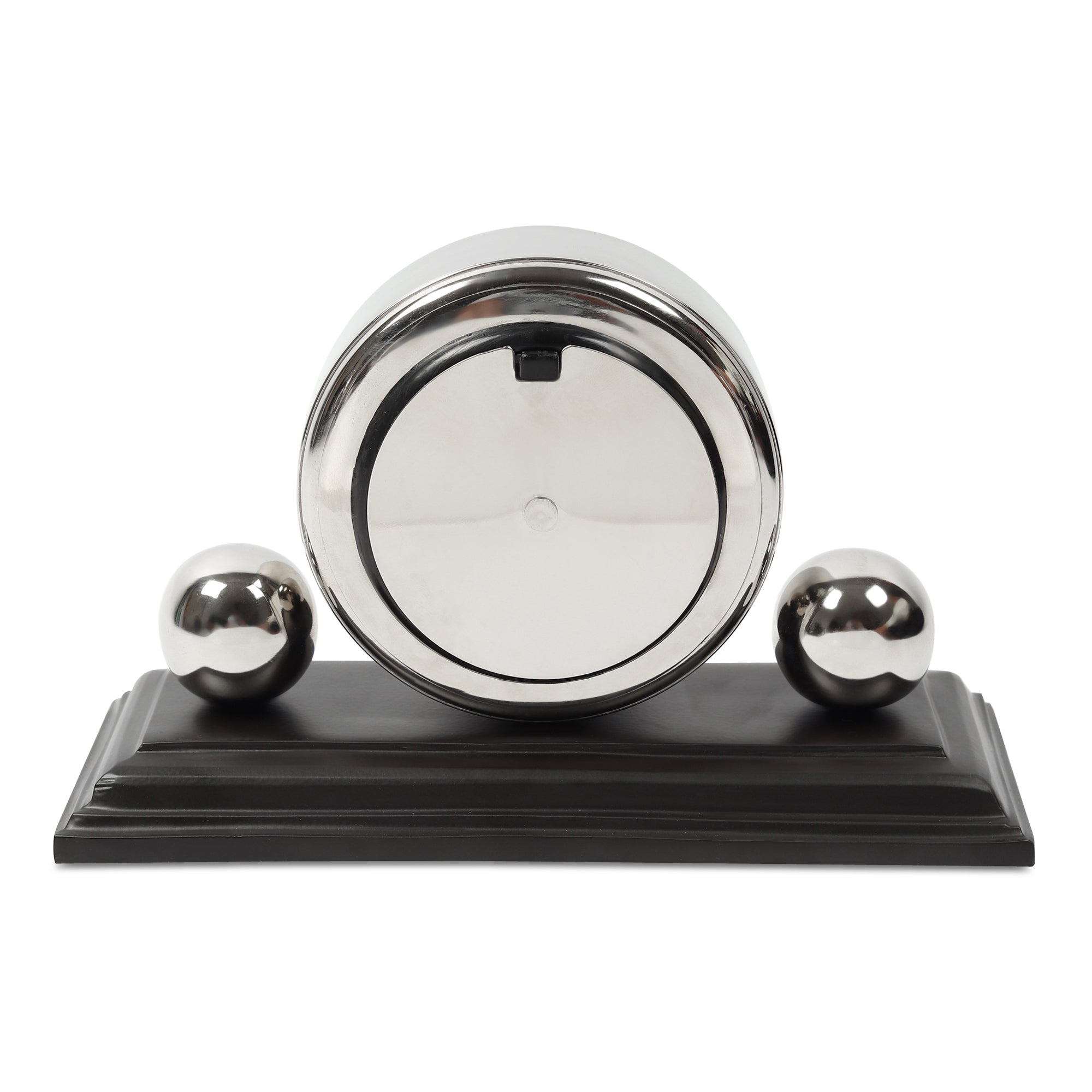 Orbitron table clock in Silver