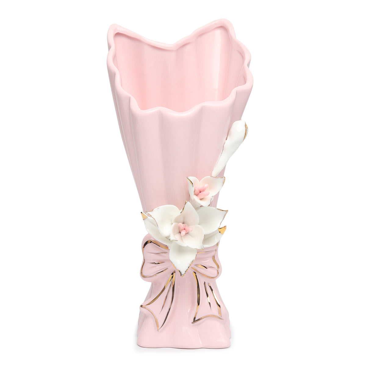 Isolde Fleur Big Pink Porcelain Vase