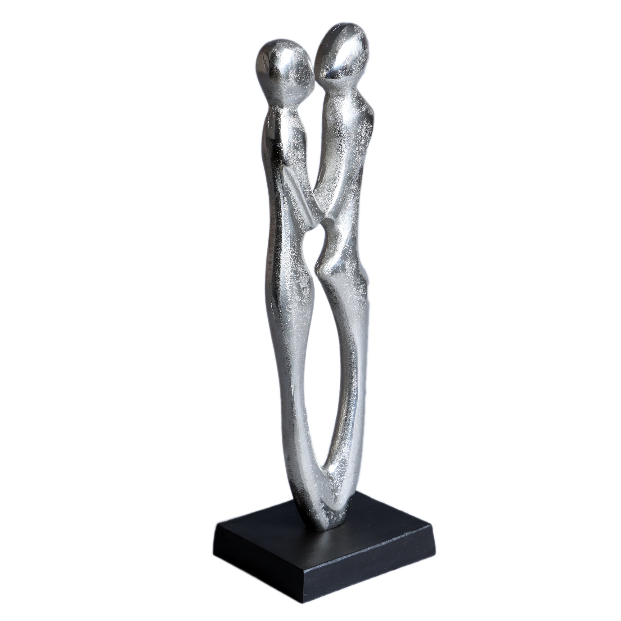 Couple Statue Silver