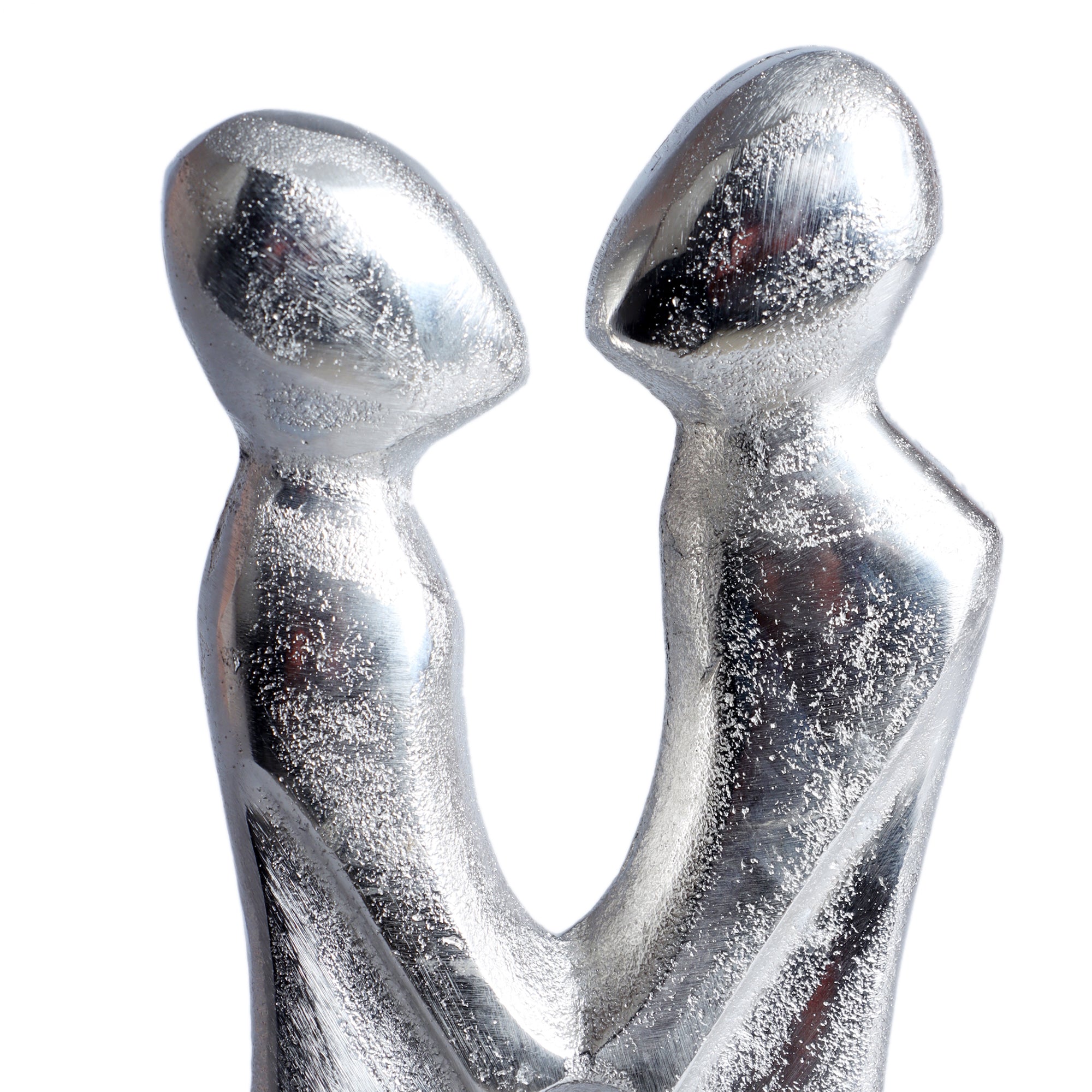 Couple Statue Silver