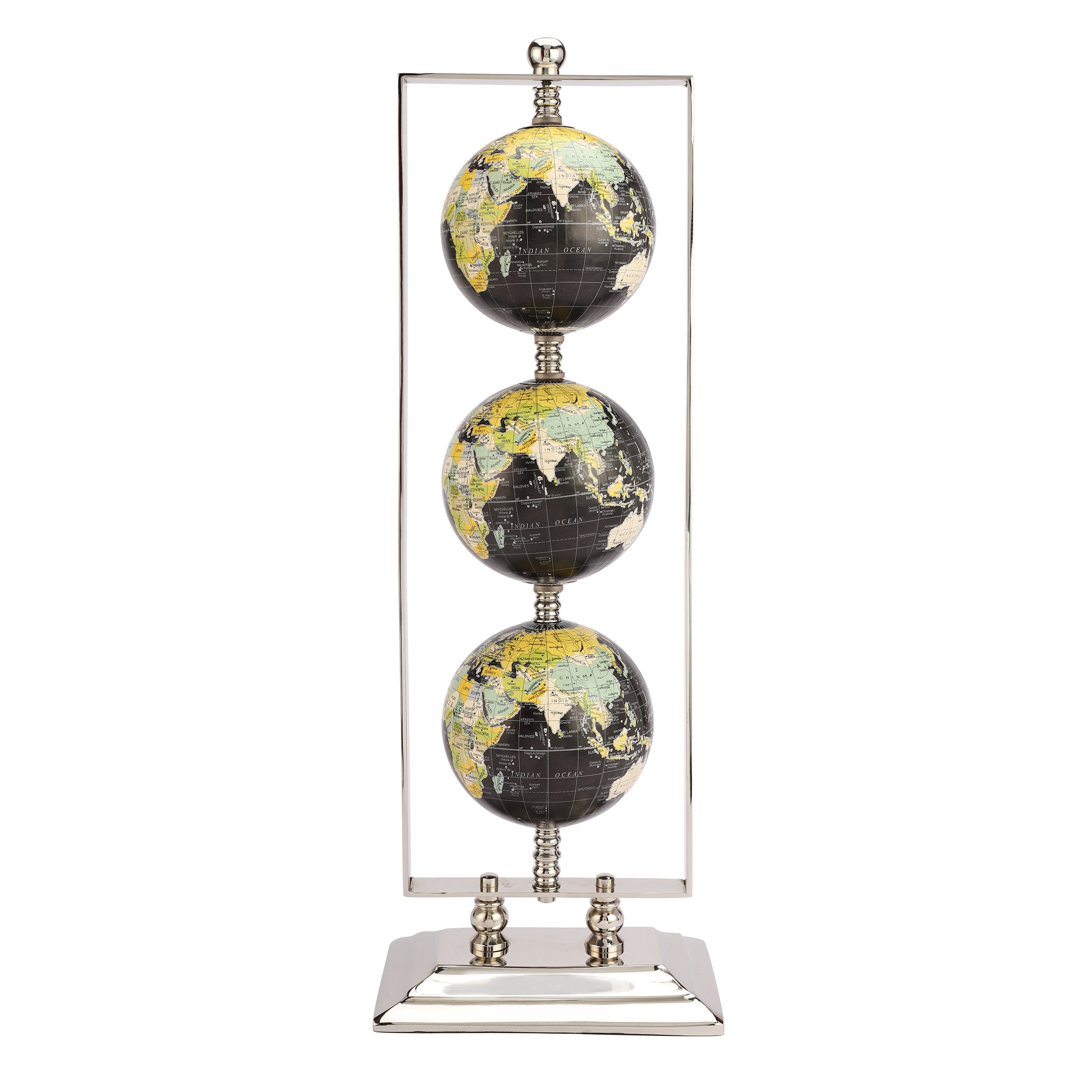 Triple Vertical Globe Stand