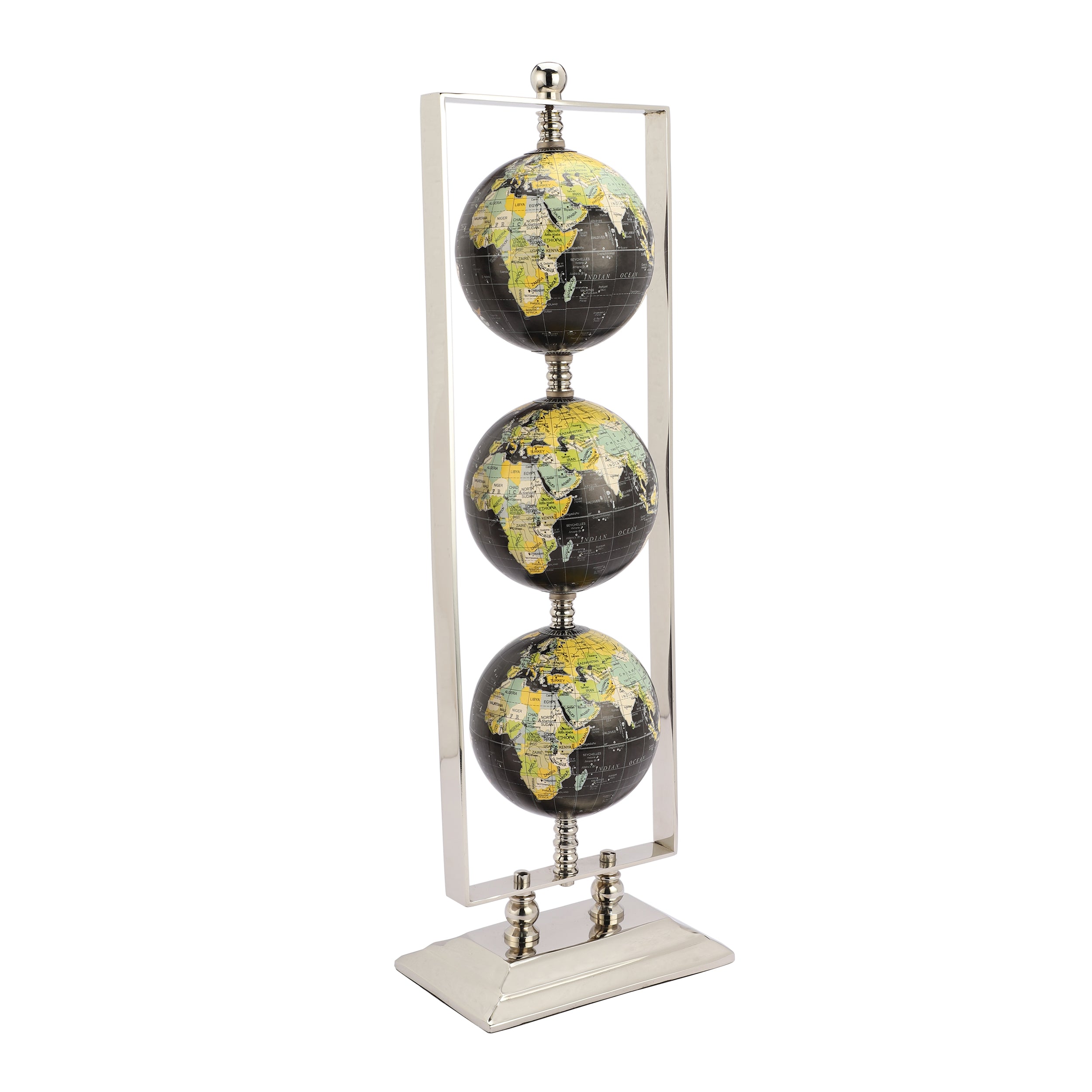 Triple Vertical Globe Stand