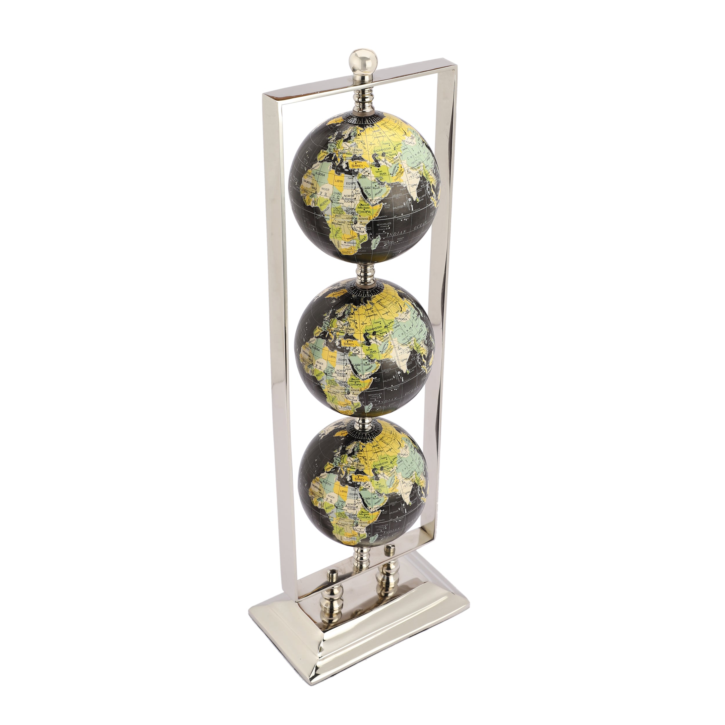 Triple Vertical Globe Stand