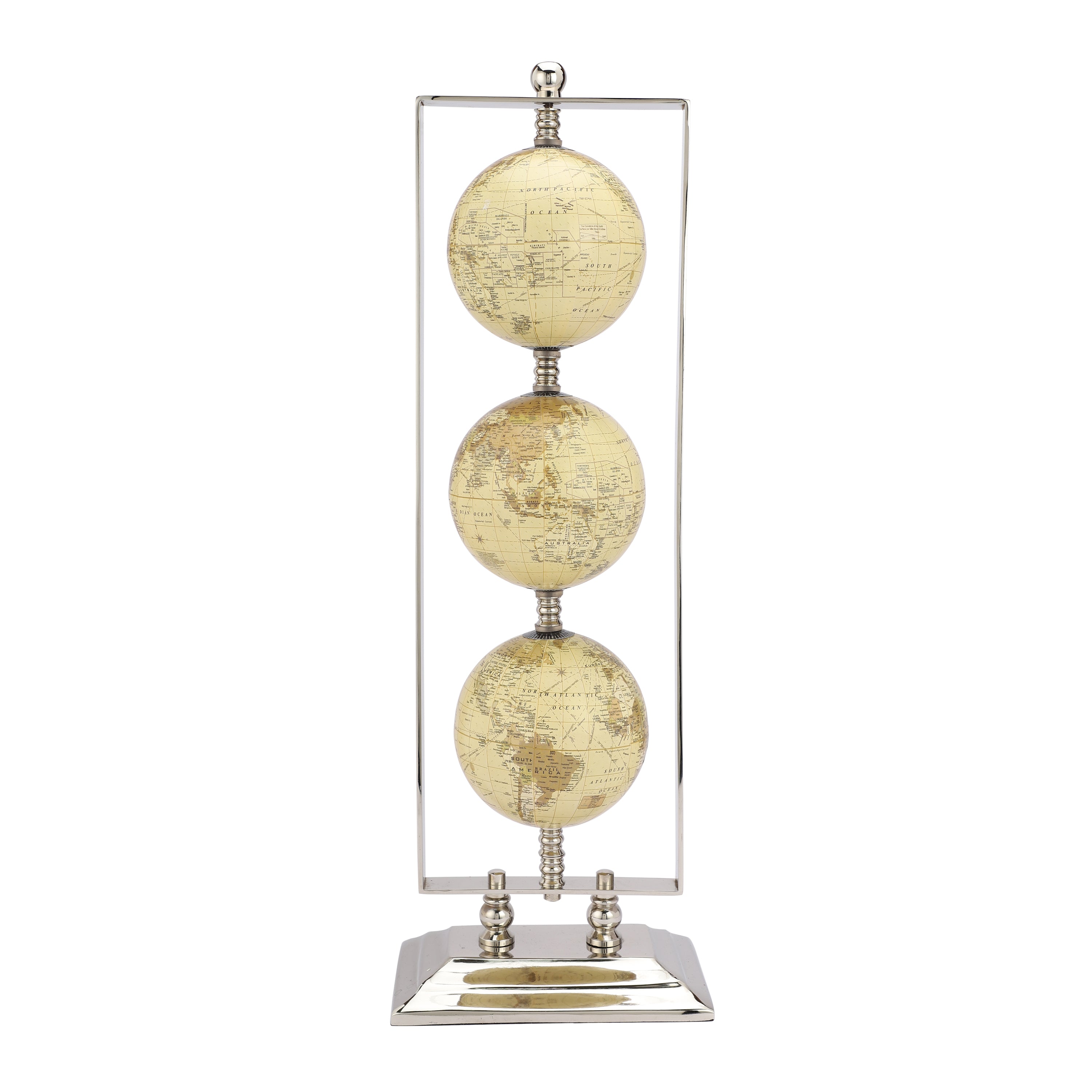 Triple Vertical Globe Stand