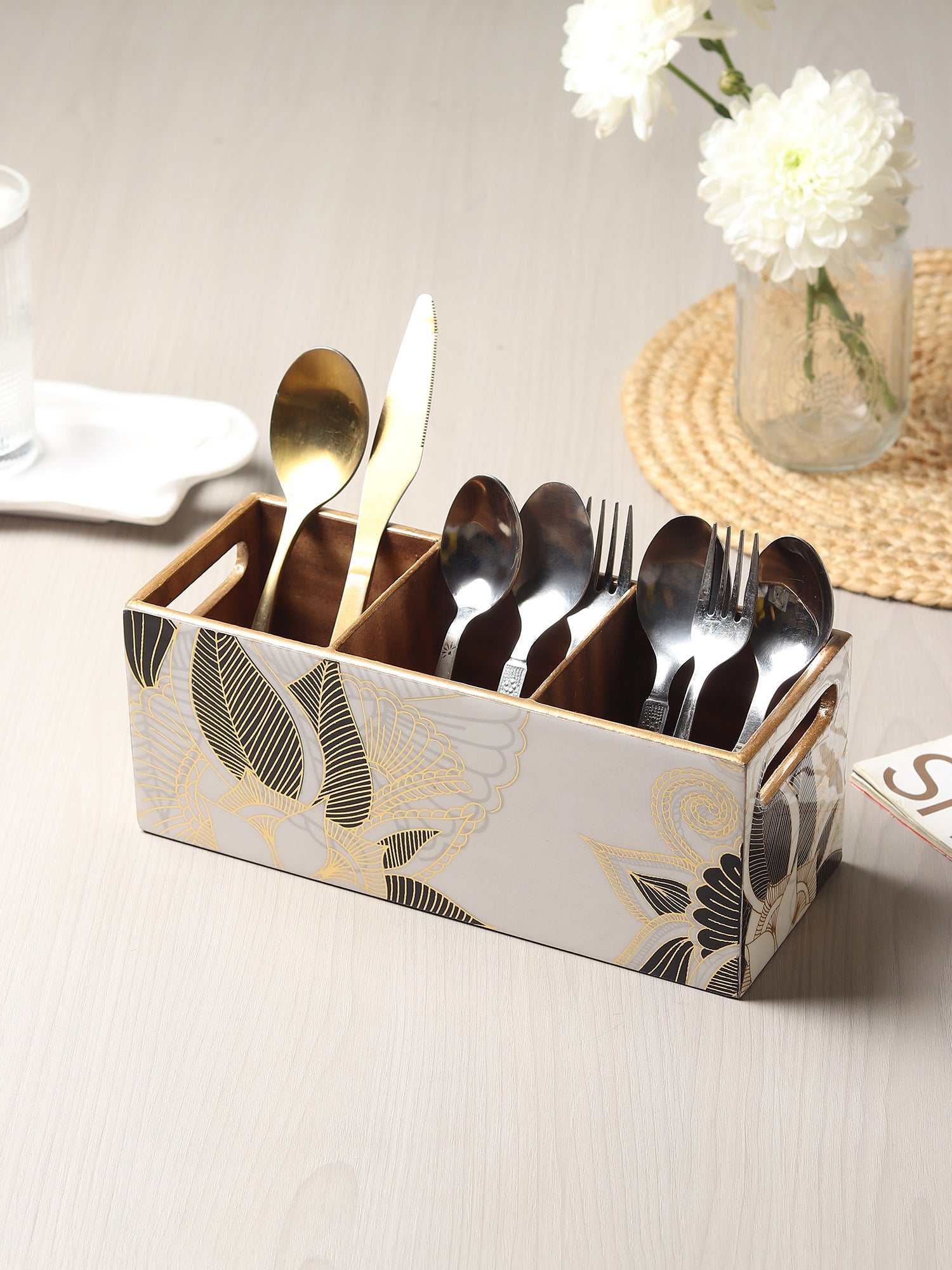 Cutlery holder, wood Cutlery holder,  Kitchen Accessories Organizer,Kitchen articles
