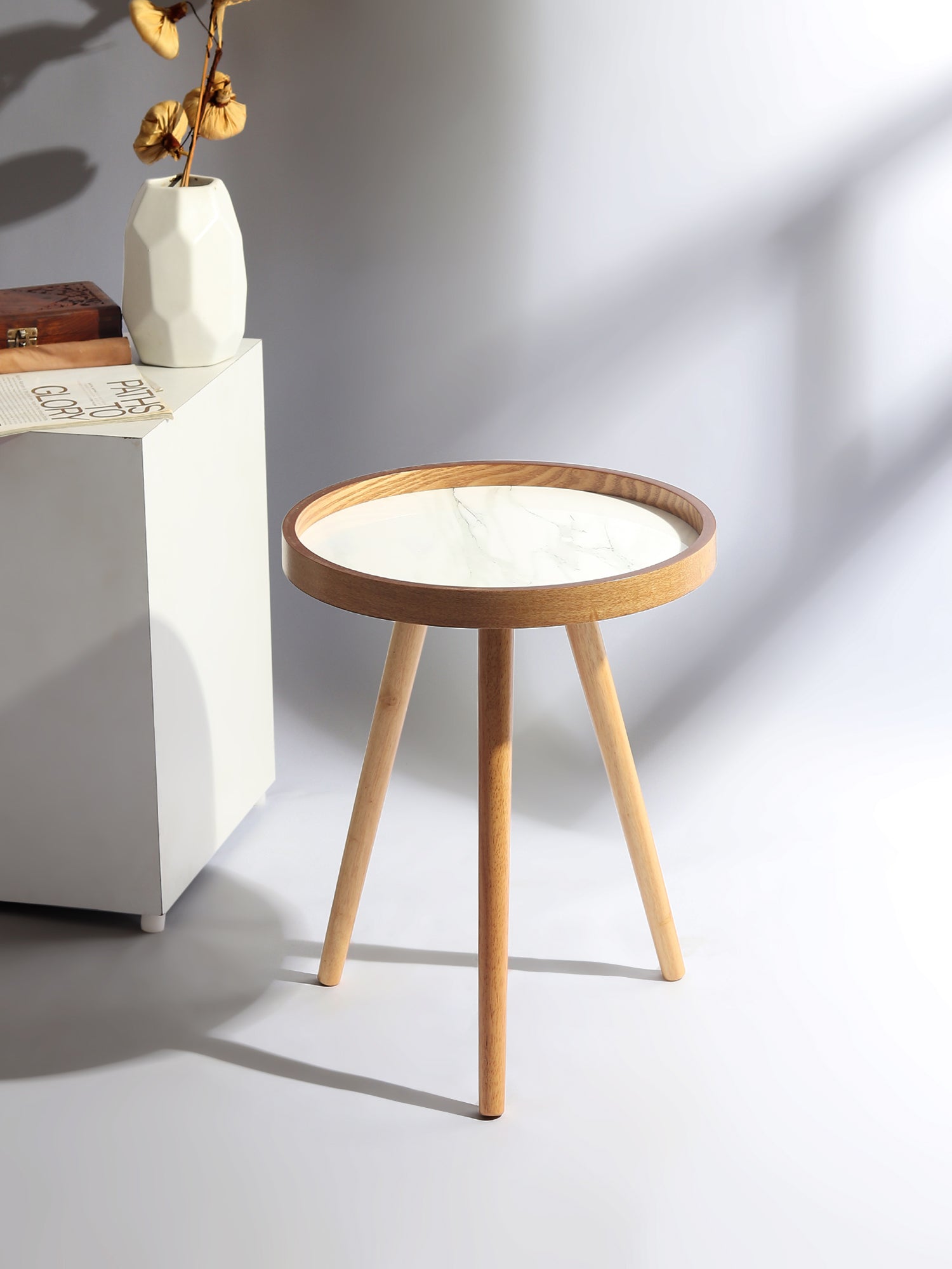 Side table, end table, accent table, sofa side table, bedside table, living room side table, modern end table, decorative side table, compact side table, corner table, Wooden Table