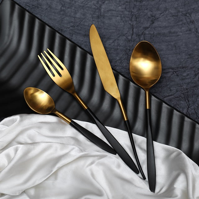 Cutlery , Stainless Steel Cutlery Set, Gold Cutlery Set,Tableware,Kitchen Essentials,Premium Cutlery