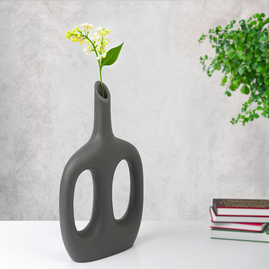 Metal vase, decorative table vase, table vase, decor vase,