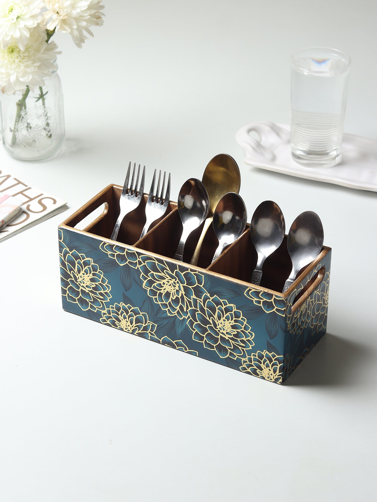 Cutlery holder, wood Cutlery holder,  Kitchen Accessories Organizer,Kitchen articles
