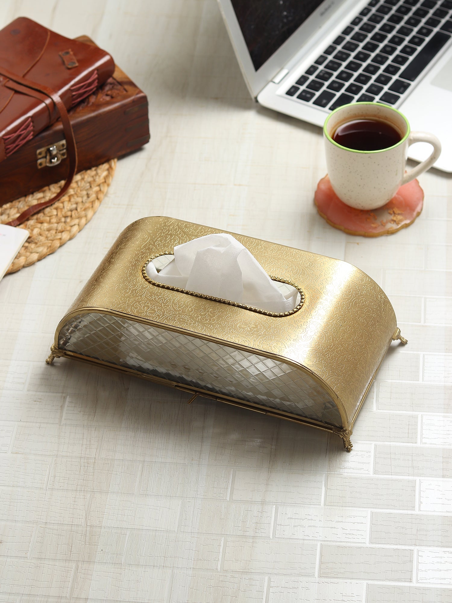 Napkin Holder, Tissue Holder, Kitchen Napkin Holder, Metal Napkin Holder, Wooden Napkin Holder, Kitchen Accessories Organizer