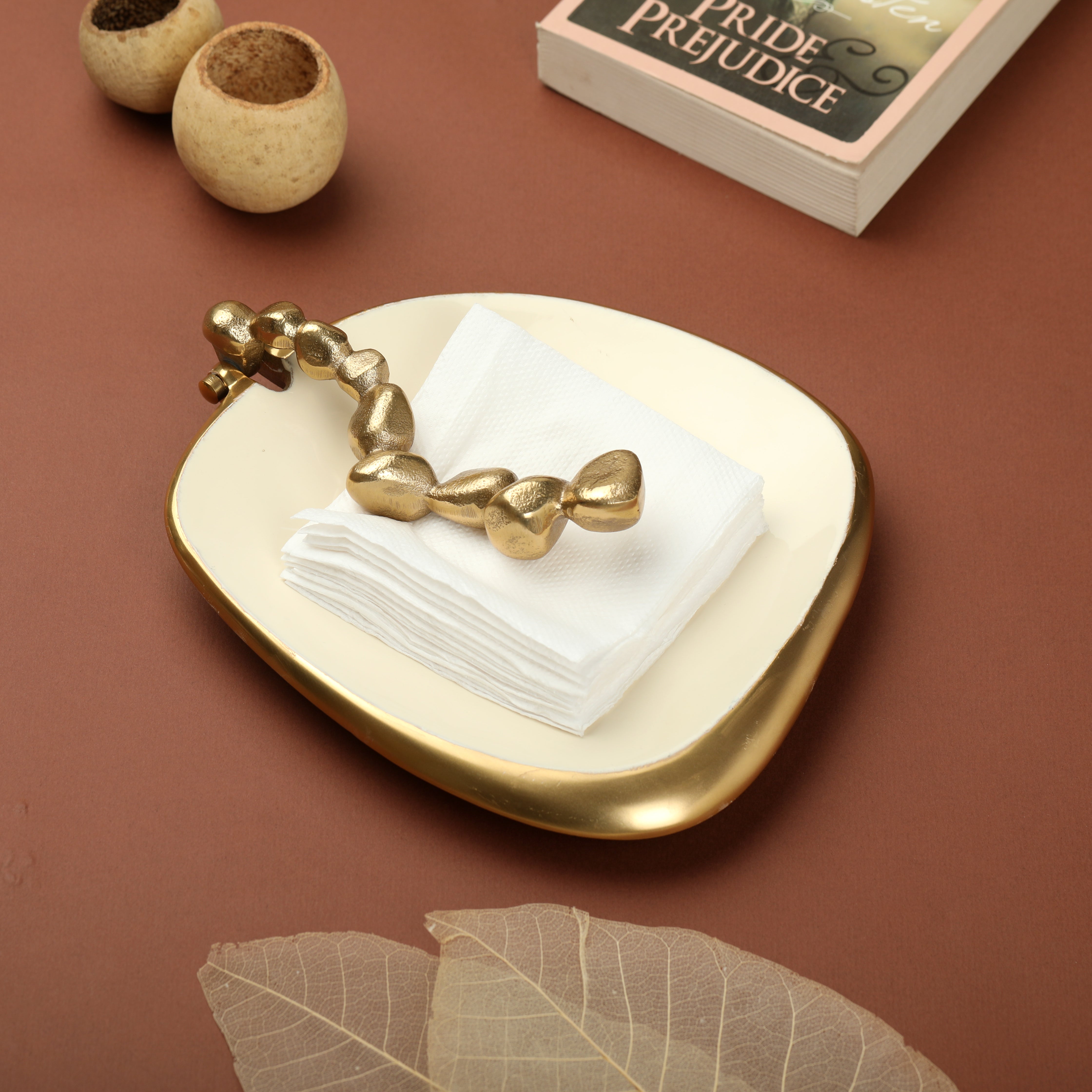 Napkin Holder, Tissue Holder, Kitchen Napkin Holder,Metal Napkin Holder, Wooden Napkin Holder, Kitchen Accessories Organizer