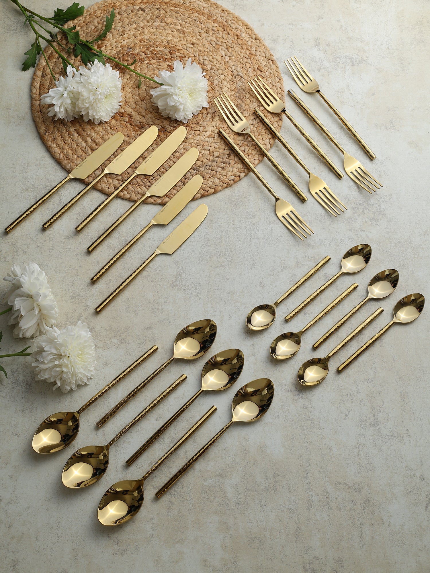 Cutlery , Stainless Steel Cutlery Set, Gold Cutlery Set,Tableware,Kitchen Essentials,Premium Cutlery