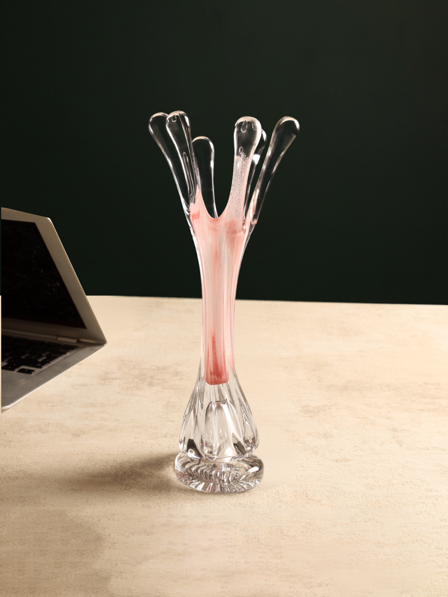 Cascade Crystal Vase