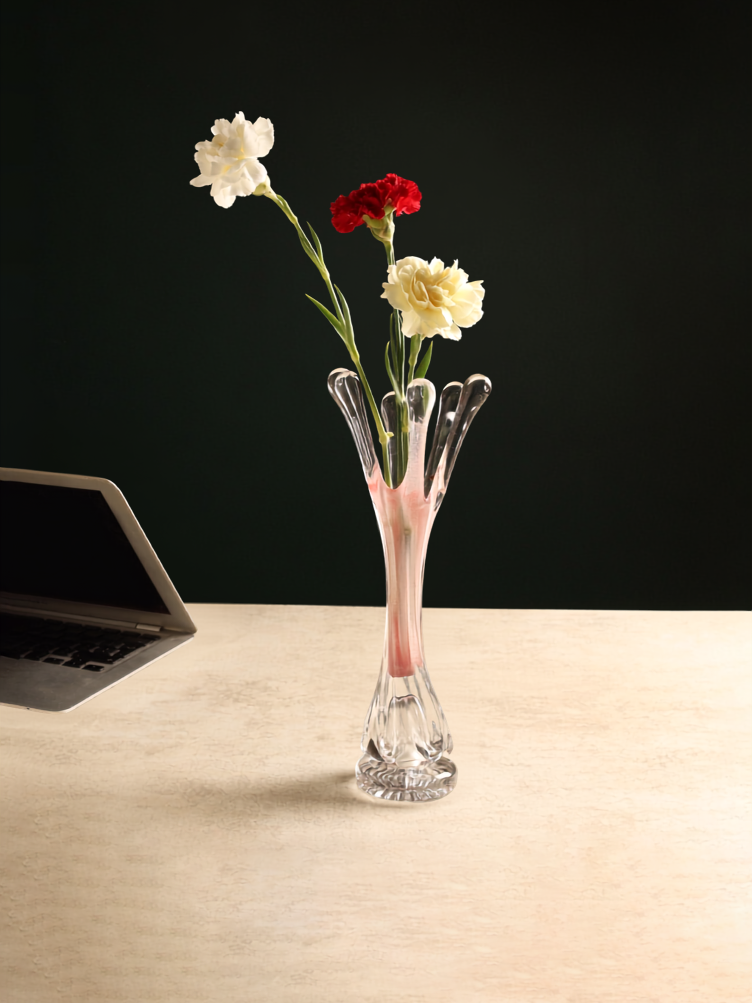 Cascade Crystal Vase