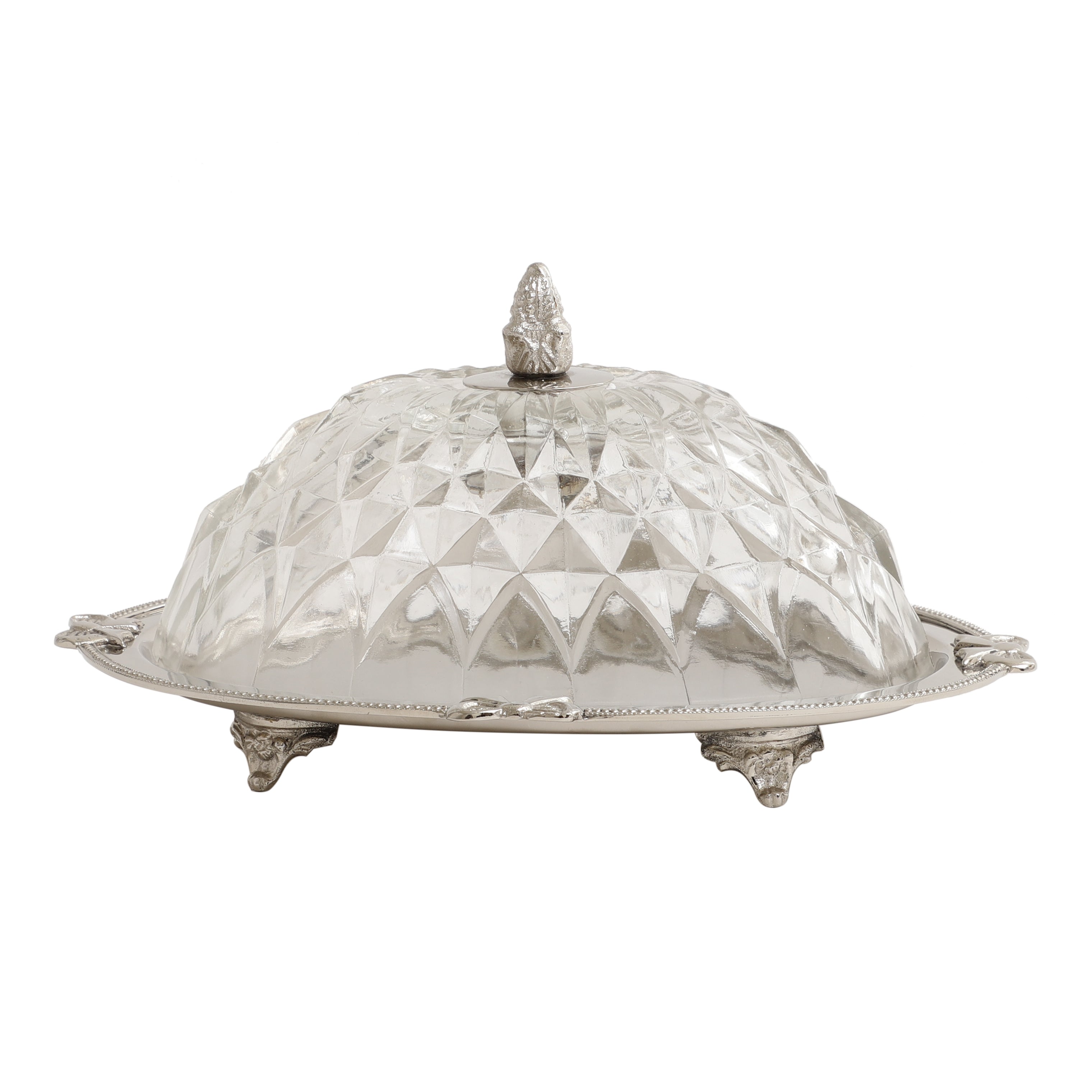 Crown Tier Crystal Cake Dome