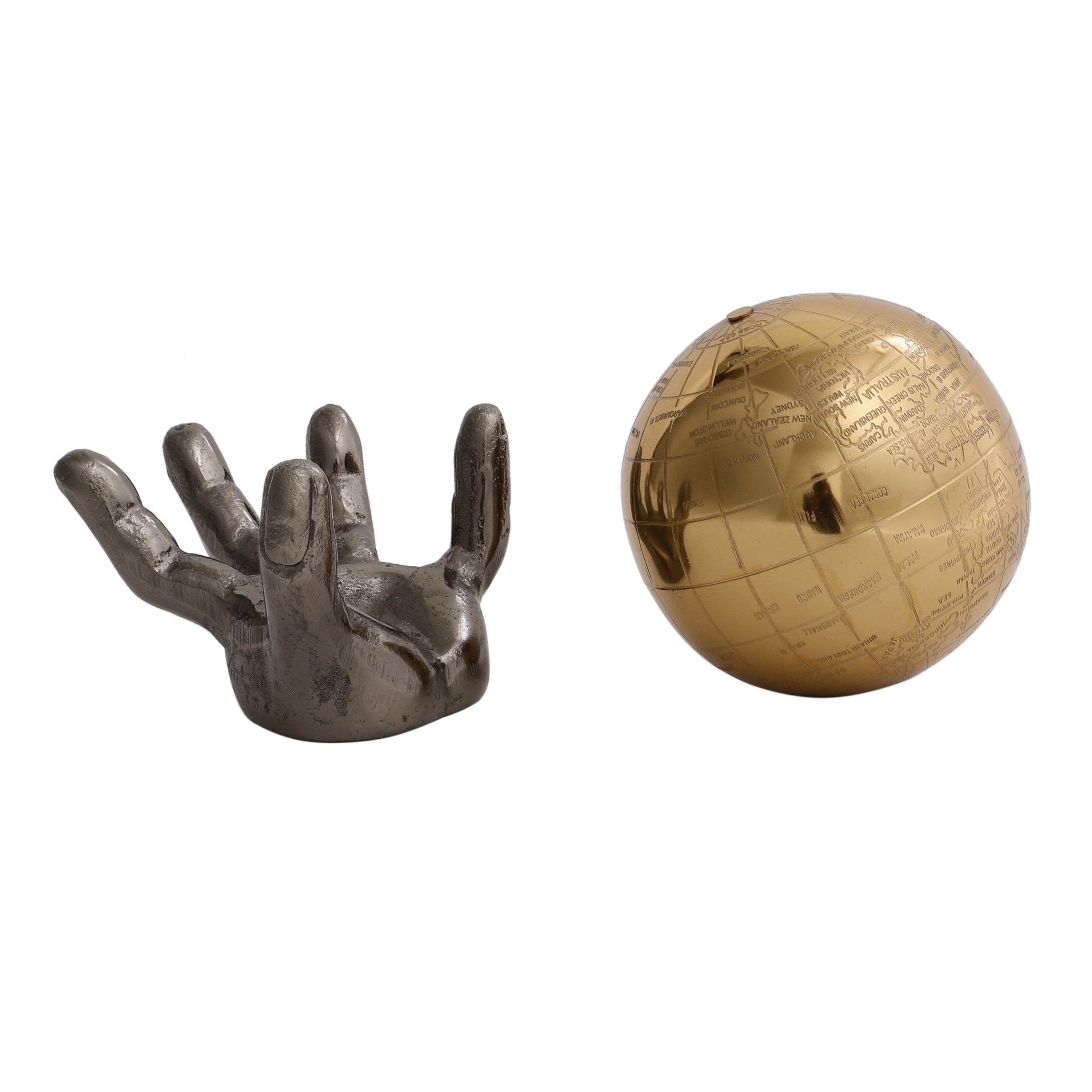 Celestial Grip Art Deco Globe Black