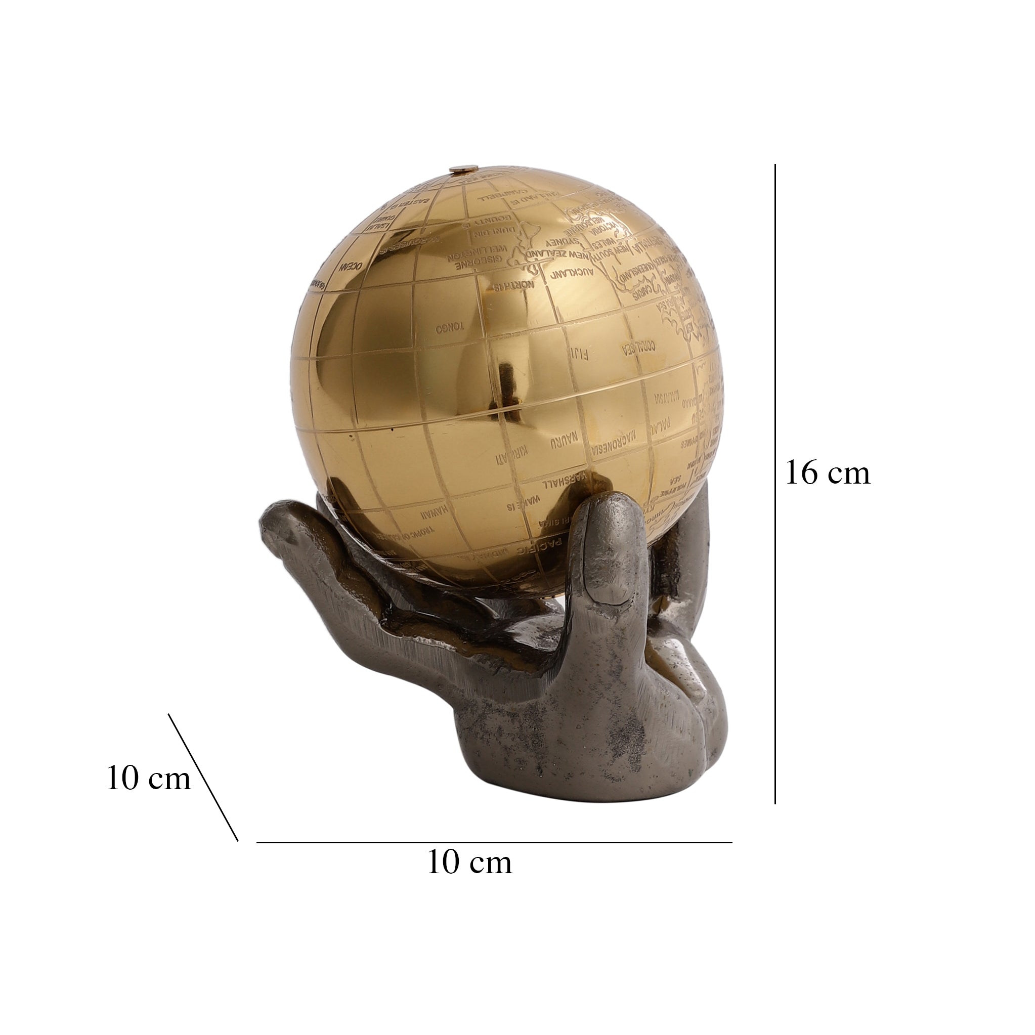 Celestial Grip Art Deco Globe Black