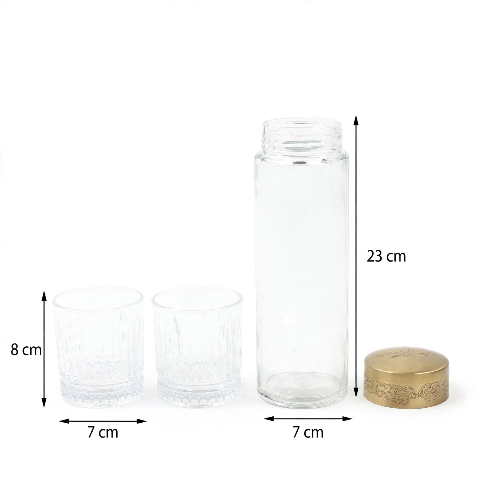 Elixir Prism Set Bottle & Glass Set