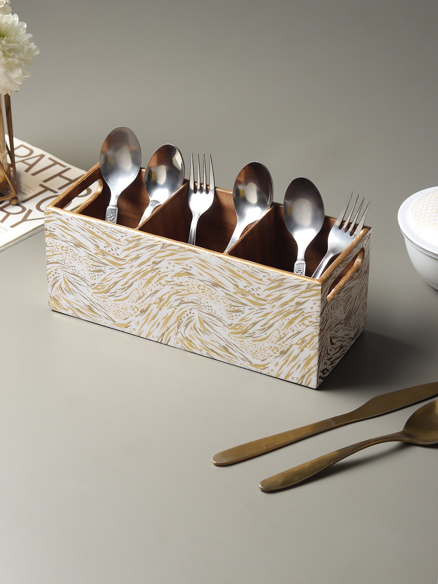 Cutlery holder, wood Cutlery holder,  Kitchen Accessories Organizer,Kitchen articles