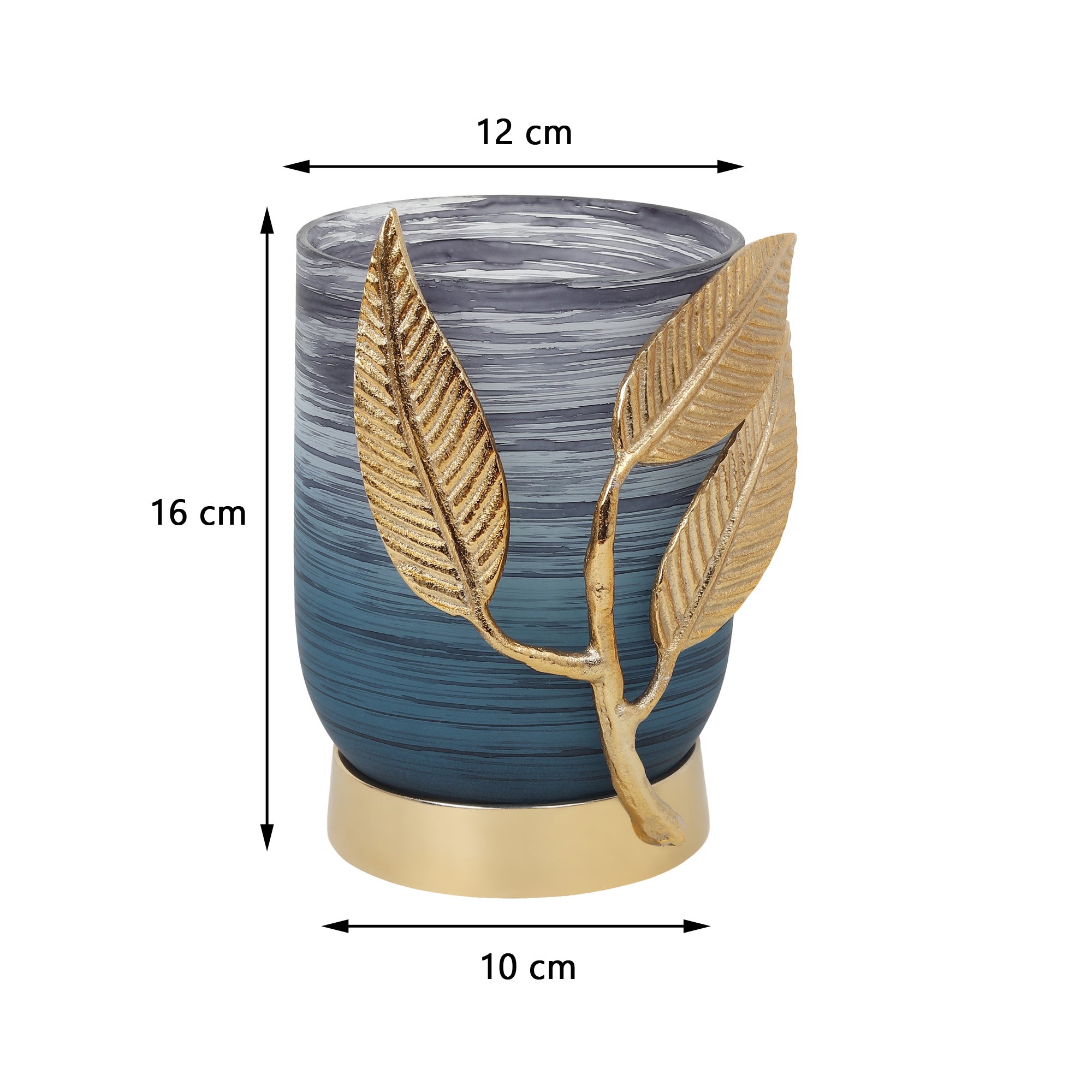 VersaLeaf Glass Vase and Candle Holder