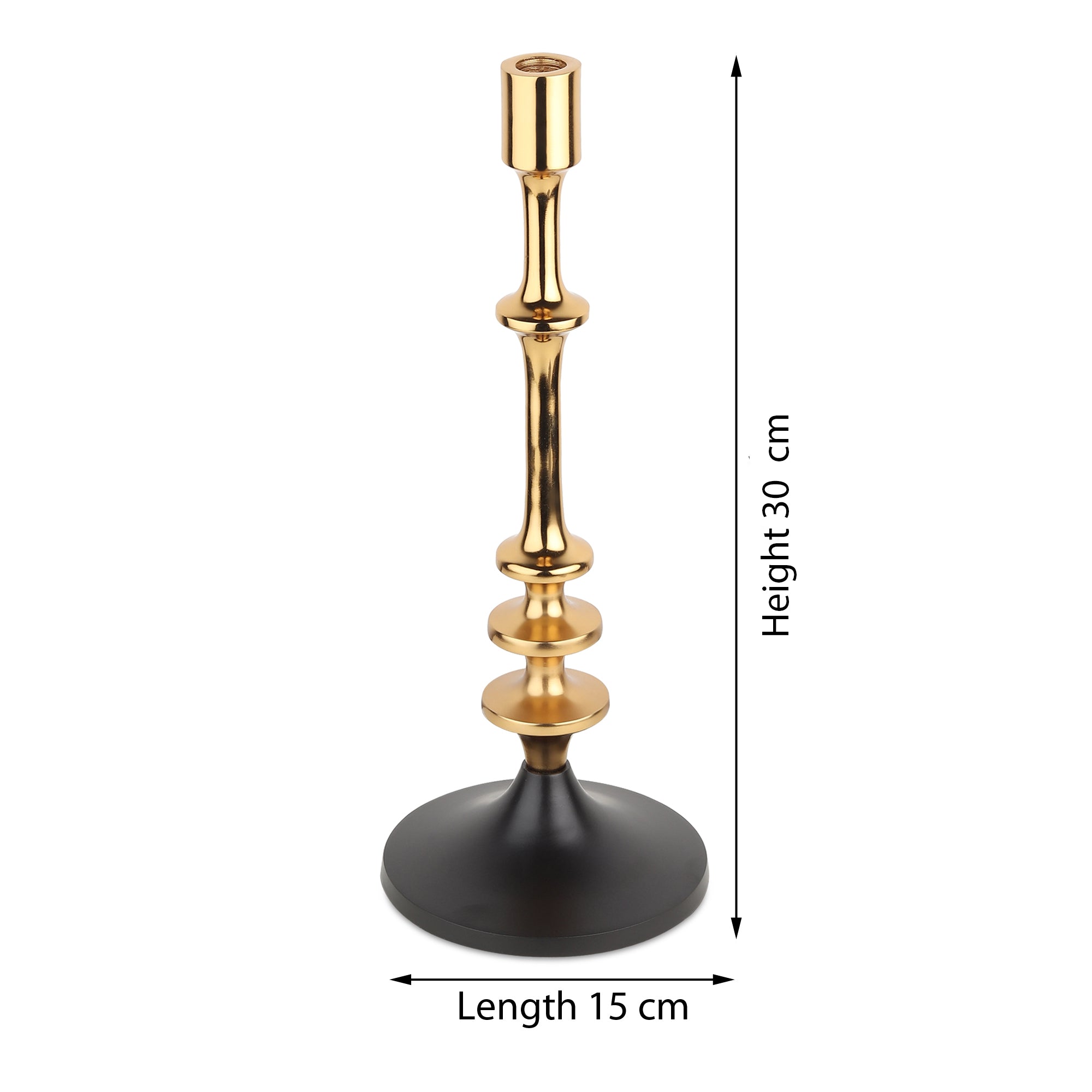 The Aristea Candle Holders Set of Gold