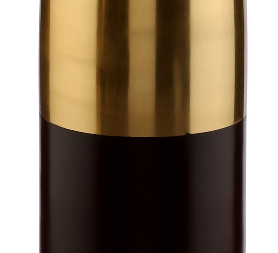 Champagne large Bottle Vase in Red & Gold
