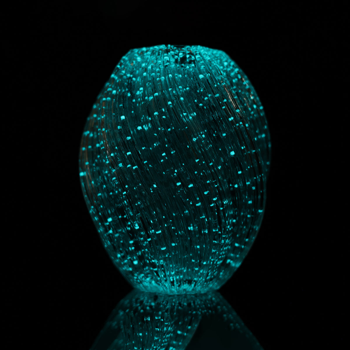 Lunara Night Glow Crystal Vase