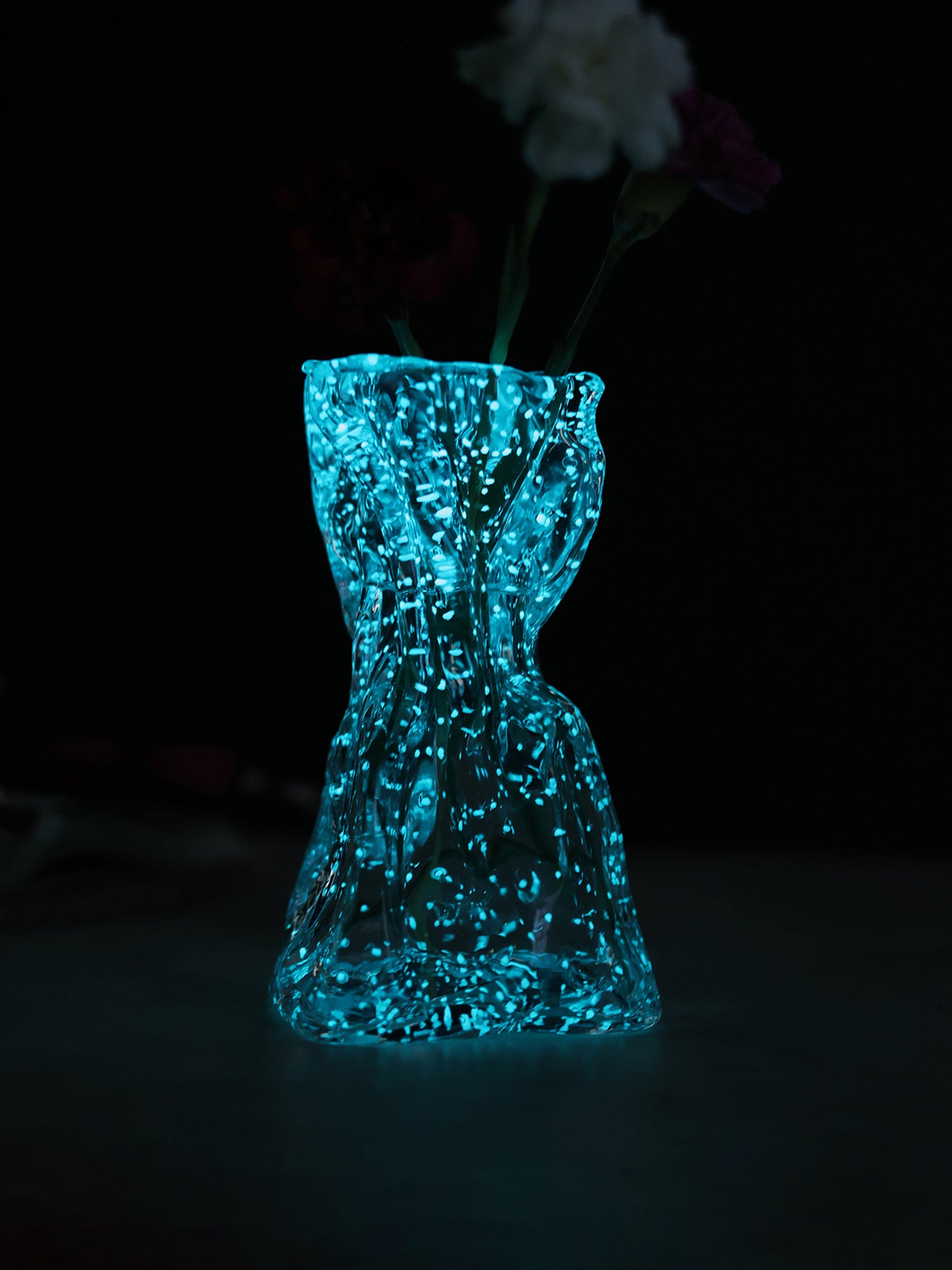 Vesper Night Glow Crystal Vase