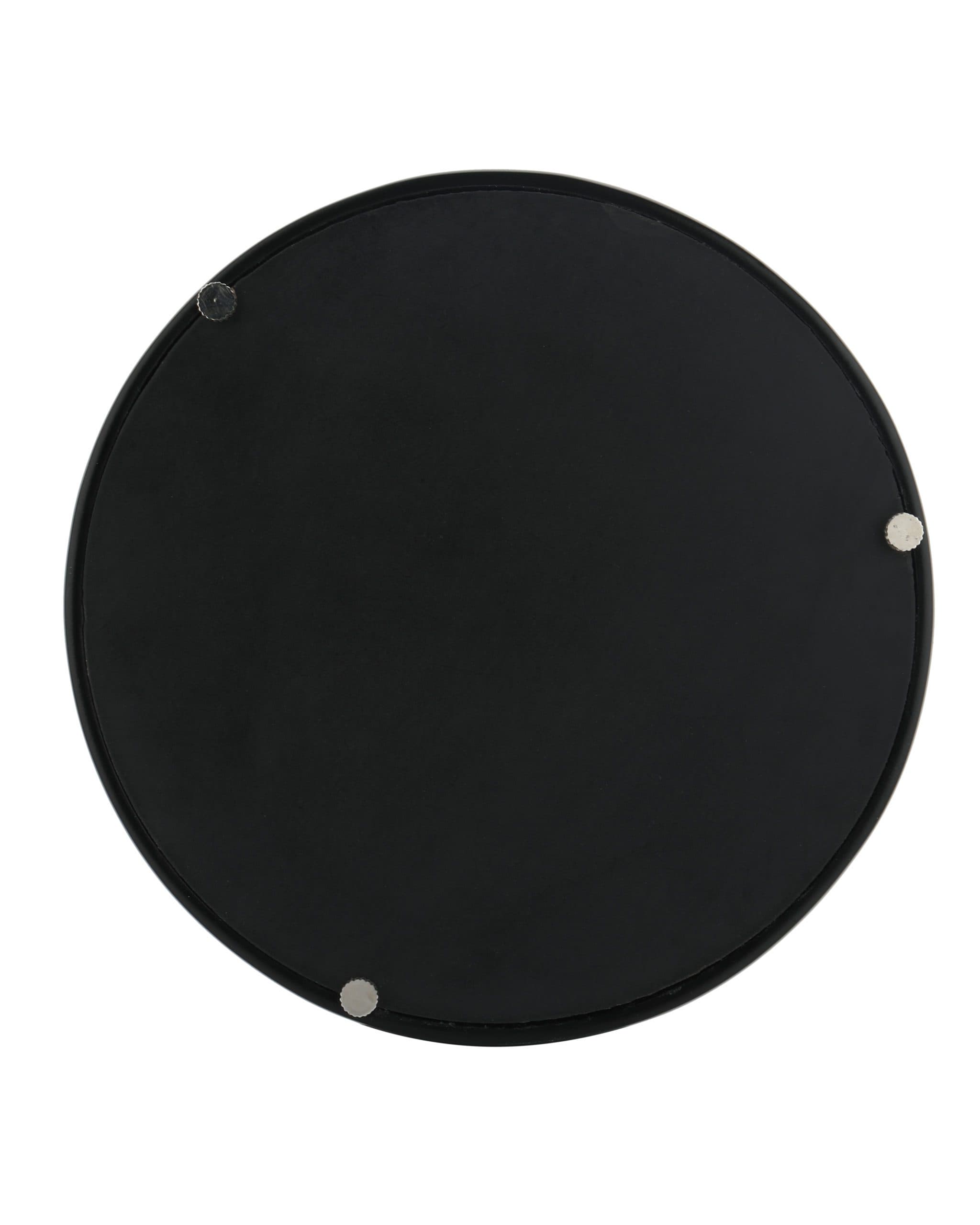 Allie Mirror Tray Black and Silver Set of 2 De Maison Decor